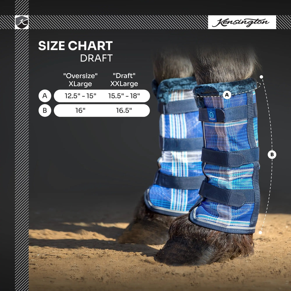 Draft Fly Boots with Fleece - Pair - Equine Exchange Tack Shop