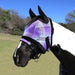 Fly Mask with Fleece Trim - Open Ear Design - 73% UV Blocking - Equine Exchange Tack Shop