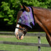Draft Fly Mask with Fleece Trim - Dual Ear Holes - 73% UV Blocking - Equine Exchange Tack Shop