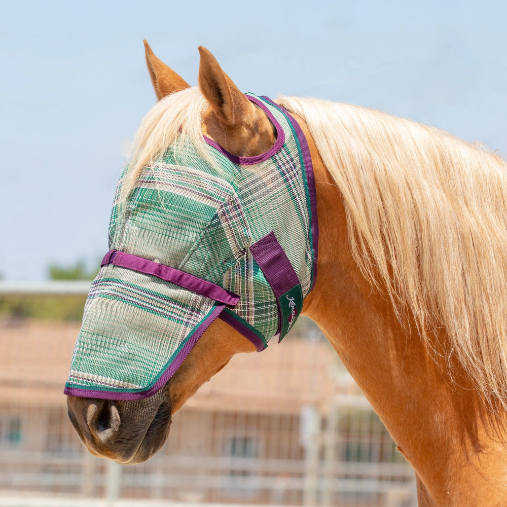 Fly Mask with Removable Nose - 73% UV Blocking - Equine Exchange Tack Shop