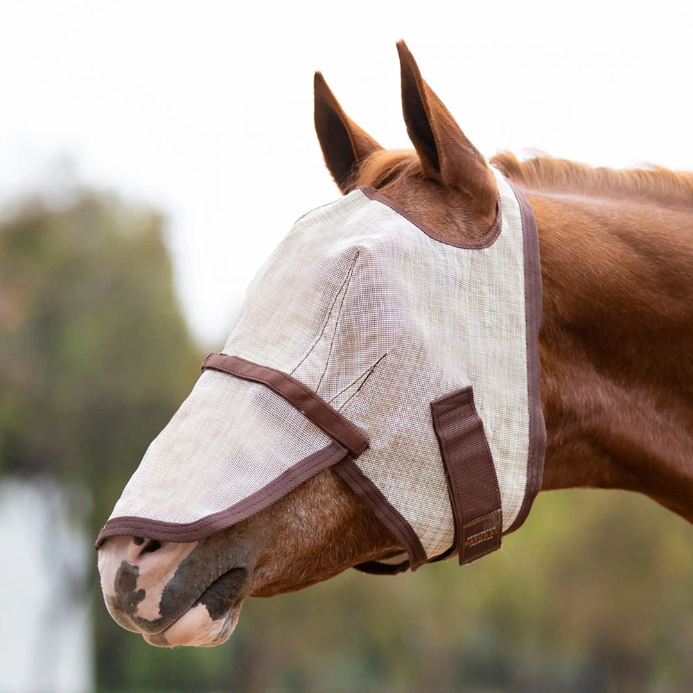 Fly Mask with Removable Nose - 73% UV Blocking - Equine Exchange Tack Shop