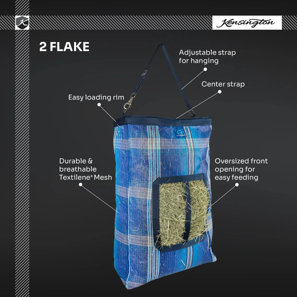 2 Flake Hay Bag with Rim - Equine Exchange Tack Shop