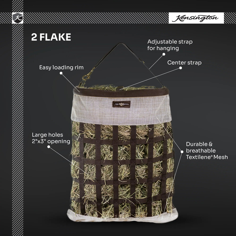 Hay Bag with Rim - Slow Feed - 2 Flake - Equine Exchange Tack Shop