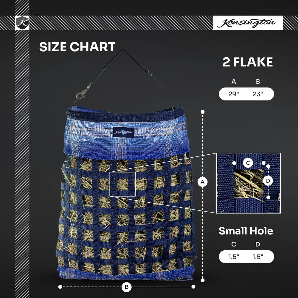 Hay Bag with Rim - Slow Feed - 2 Flake - Equine Exchange Tack Shop