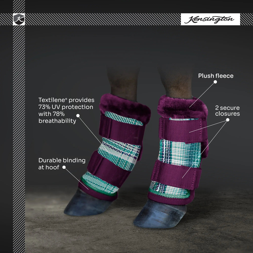 Mini Fly Boots with Fleece - Set of 4 - Equine Exchange Tack Shop