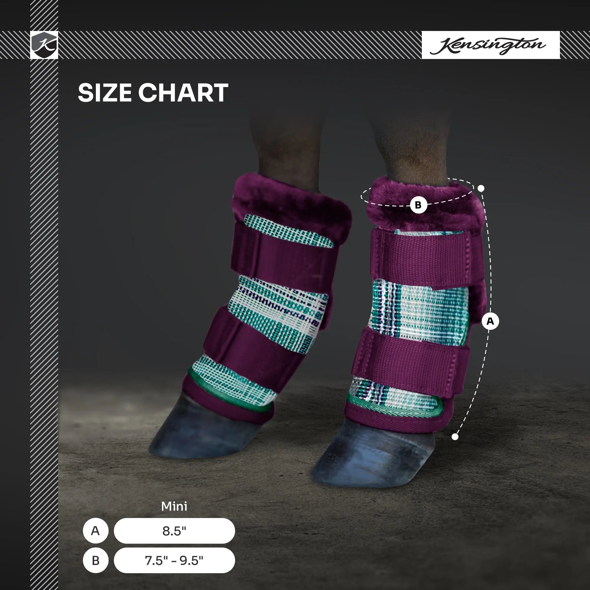 Mini Fly Boots with Fleece - Set of 4 - Equine Exchange Tack Shop