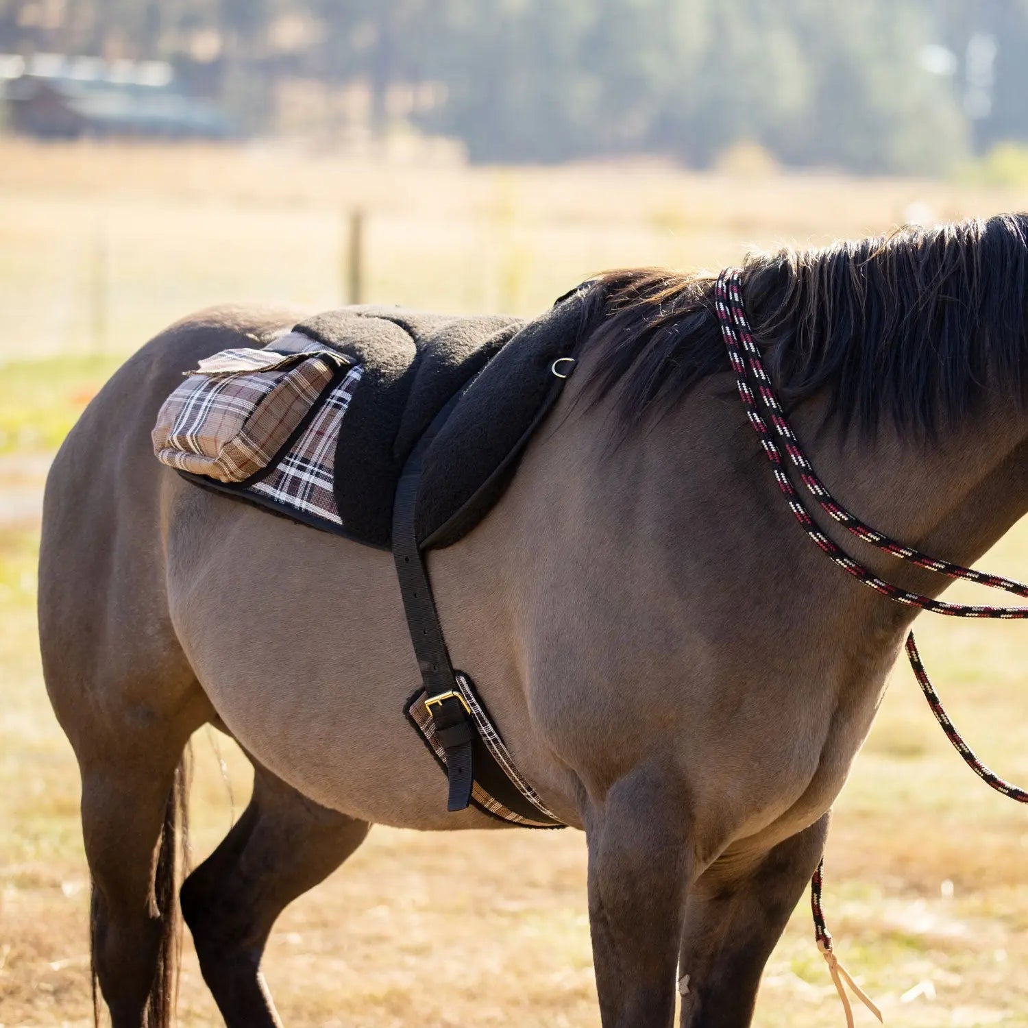 Fleece Bareback Pad with Pockets - Equine Exchange Tack Shop