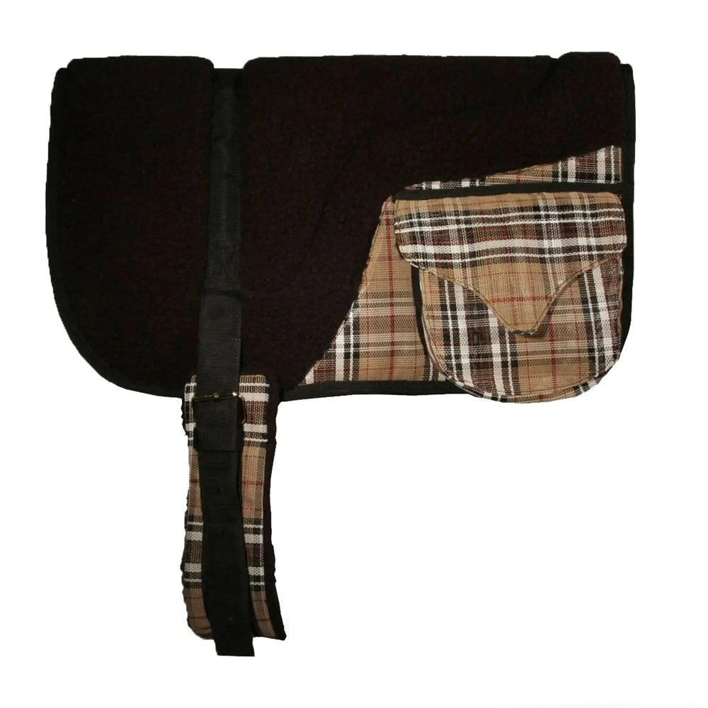 Fleece Bareback Pad with Pockets - Equine Exchange Tack Shop