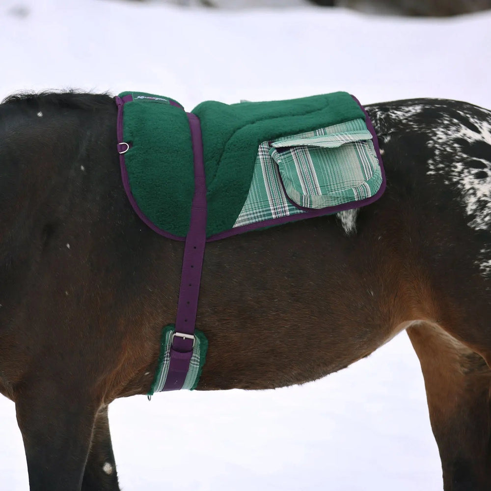 Fleece Bareback Pad with Pockets - Equine Exchange Tack Shop
