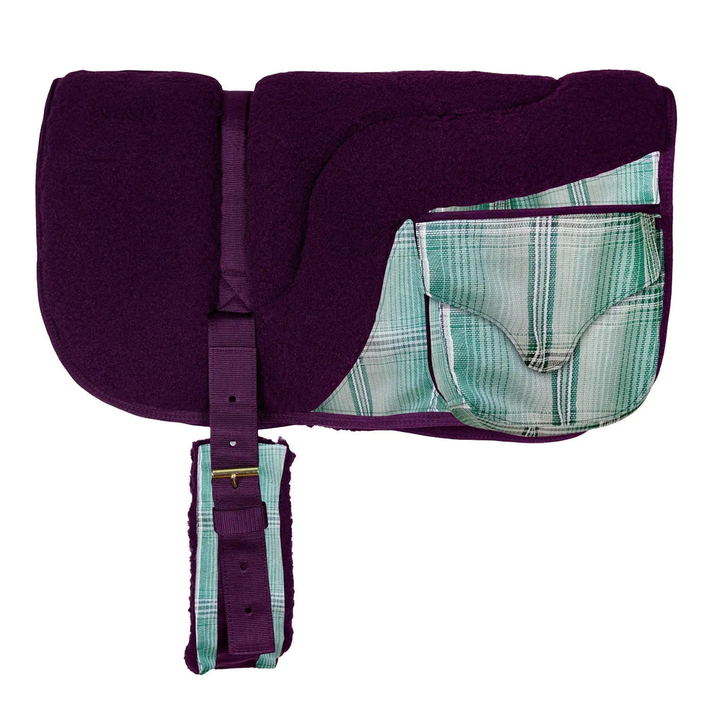 Fleece Bareback Pad with Pockets - Equine Exchange Tack Shop