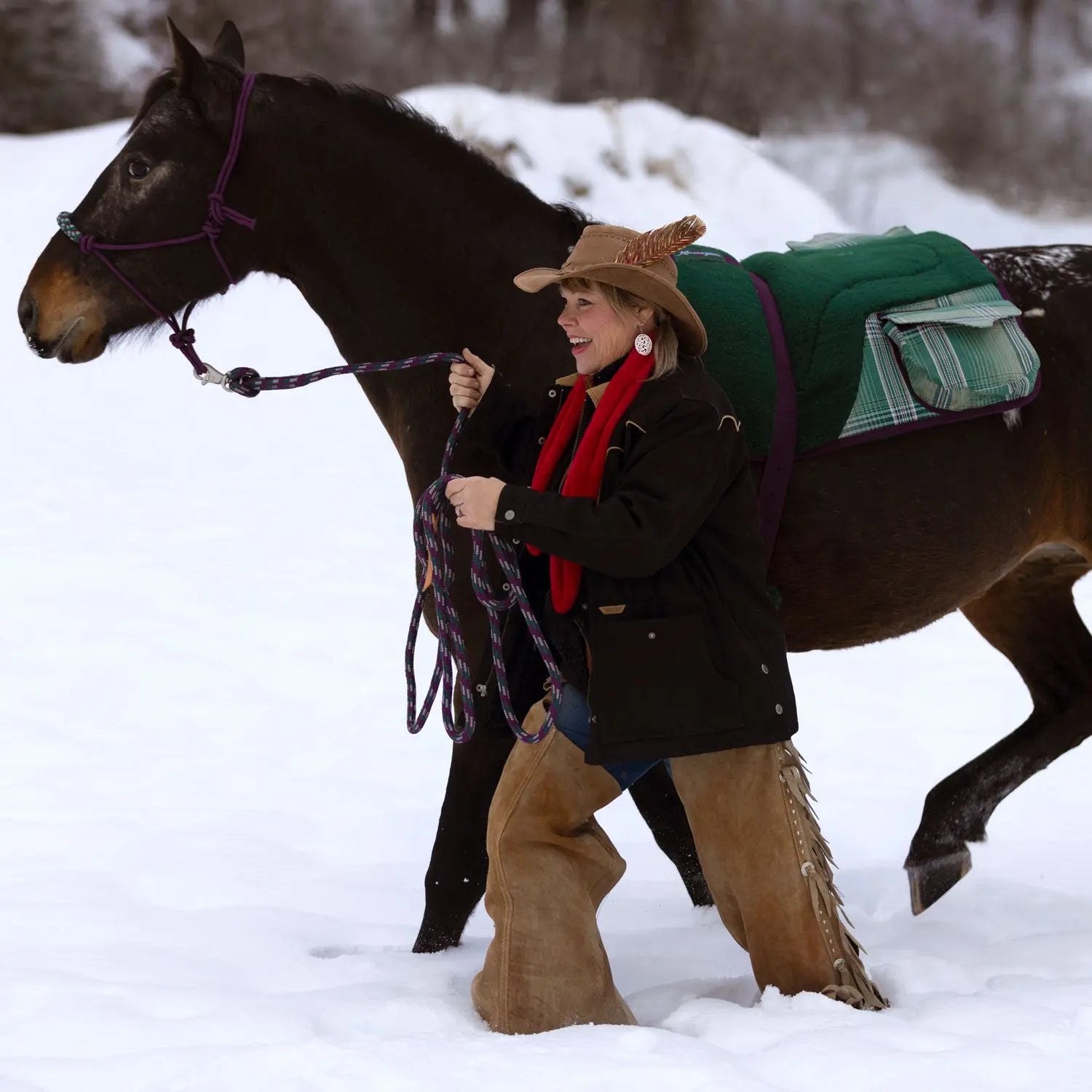 Fleece Bareback Pad with Pockets - Equine Exchange Tack Shop