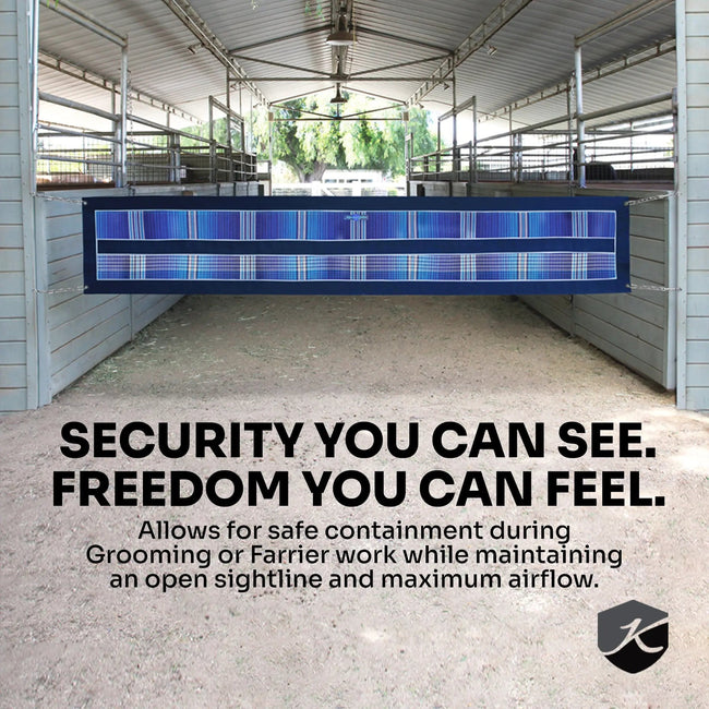 Aisle Guard with Hardware and Chain Sides - Equine Exchange Tack Shop