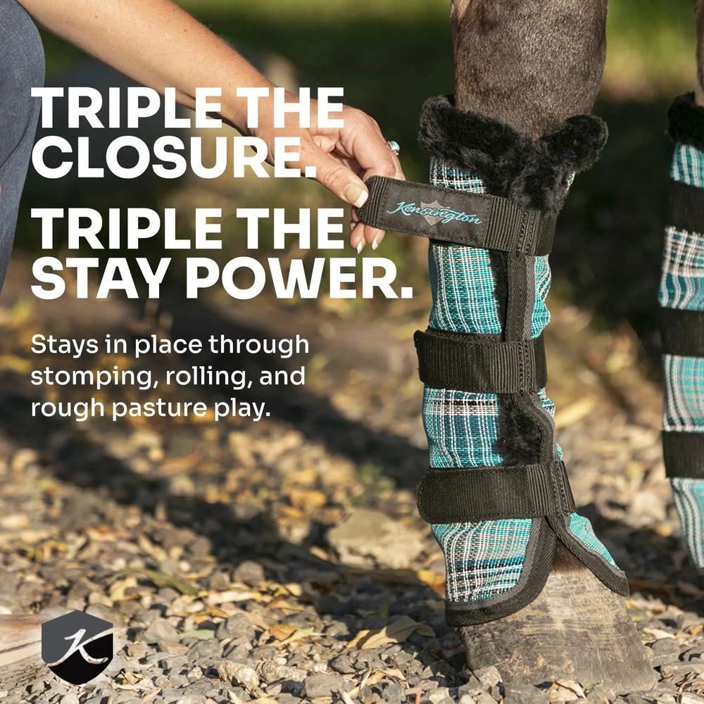 Horse Fly Boots with Fleece - Pair - Equine Exchange Tack Shop