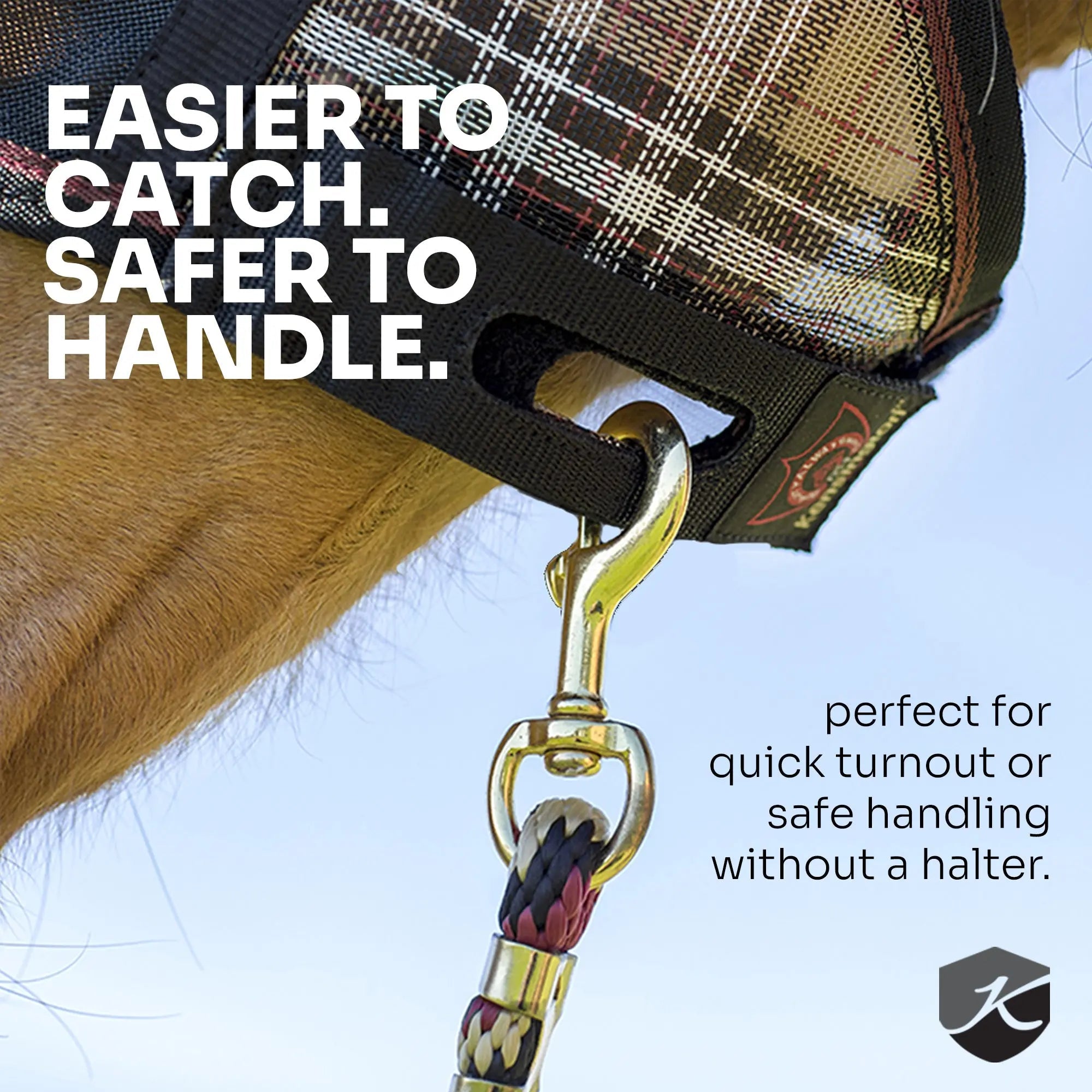 UViator CatchMask - without Ears - 90% UV Blocking - Equine Exchange Tack Shop