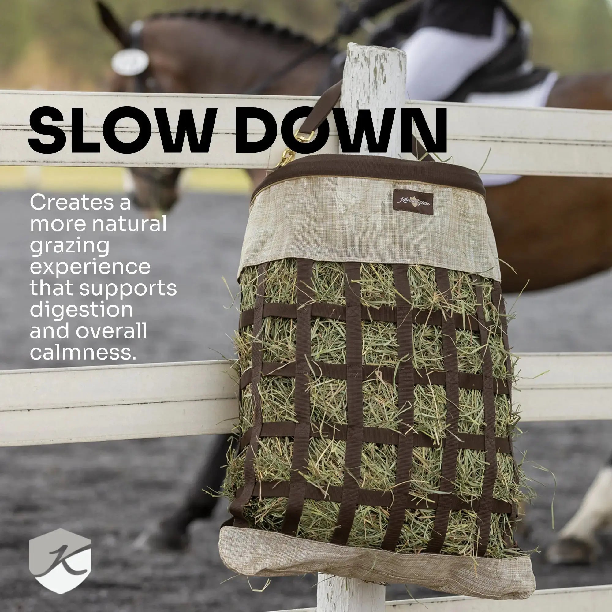 Hay Bag with Rim - Slow Feed - 1 Flake - Equine Exchange Tack Shop