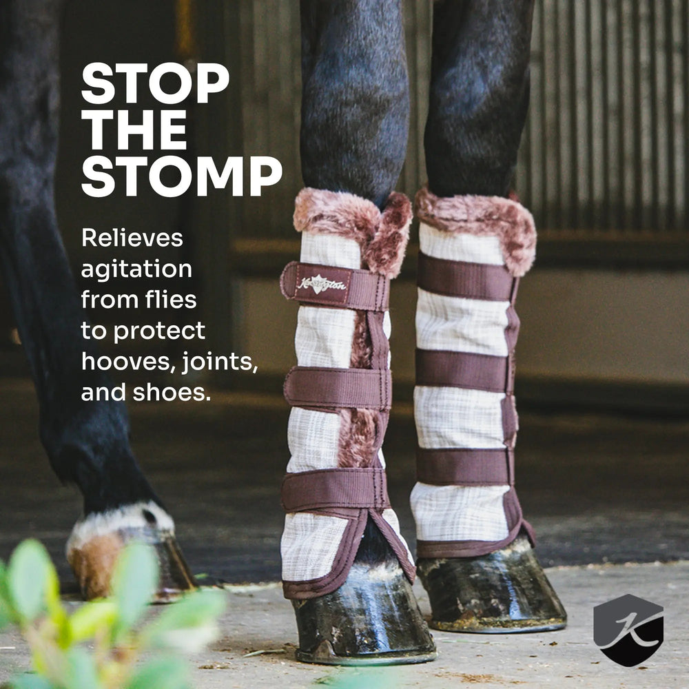 Draft Fly Boots with Fleece - Pair - Equine Exchange Tack Shop