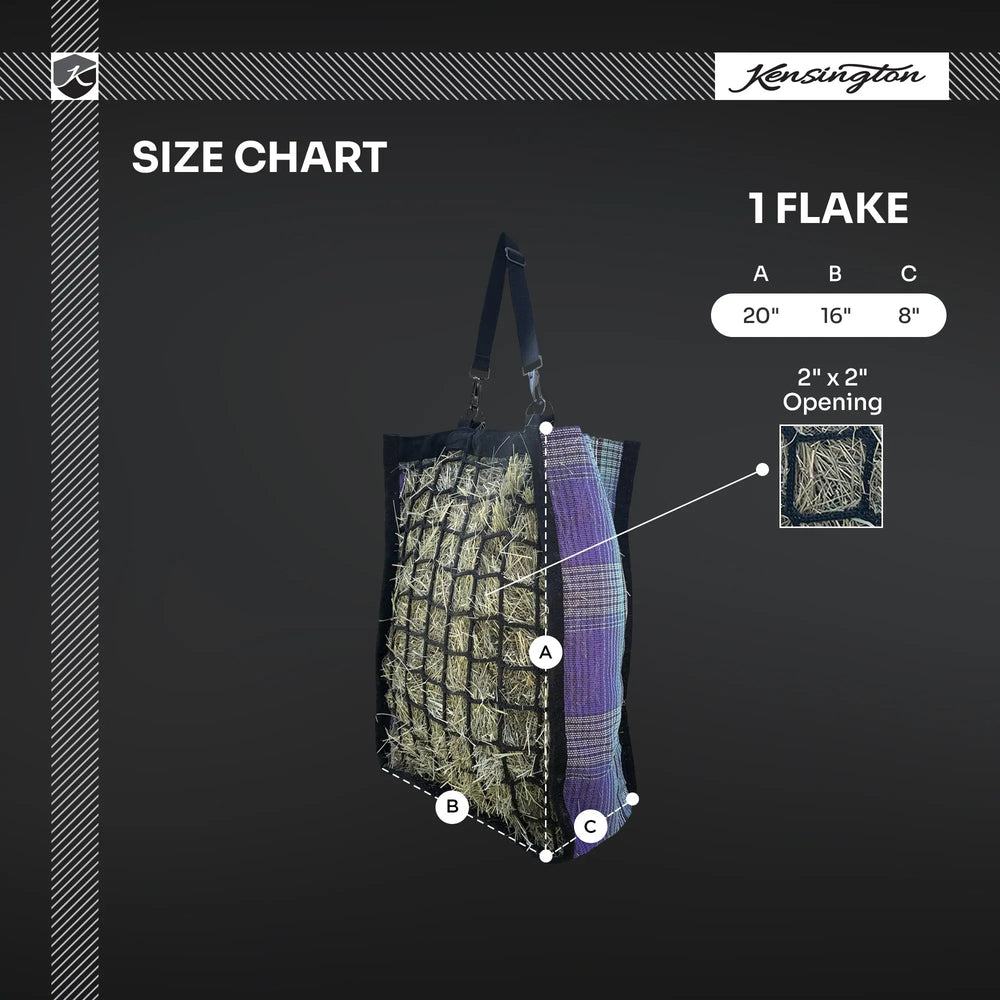 Deluxe Slow Feed Hay Bag - 1 Flake - Equine Exchange Tack Shop