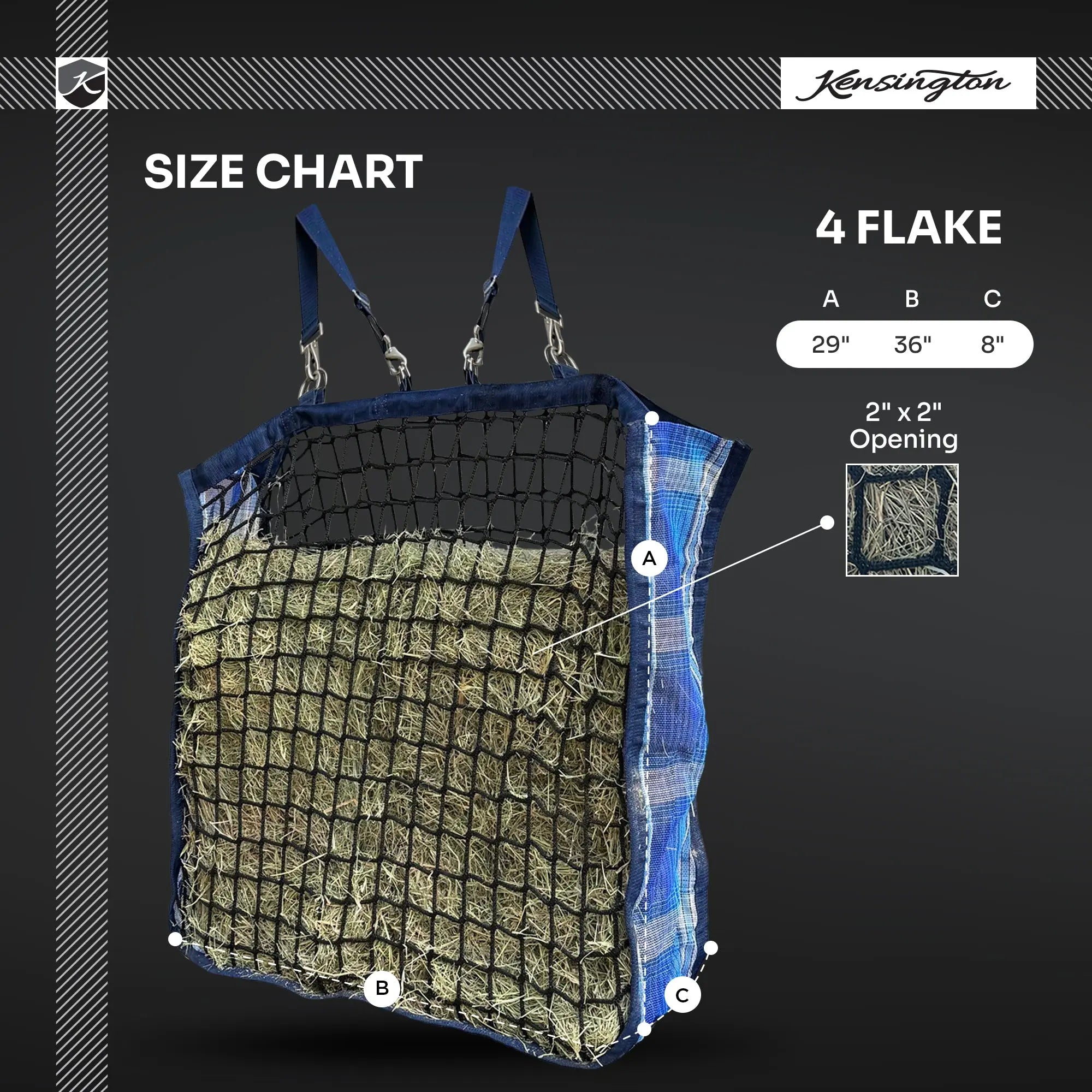 Slow Feed Hay Bag - 4 Flake  