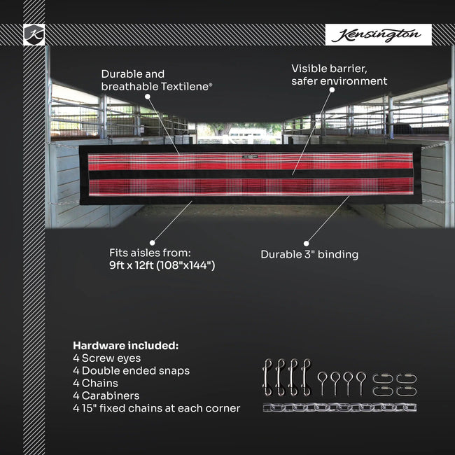 Aisle Guard with Hardware and Chain Sides - Equine Exchange Tack Shop