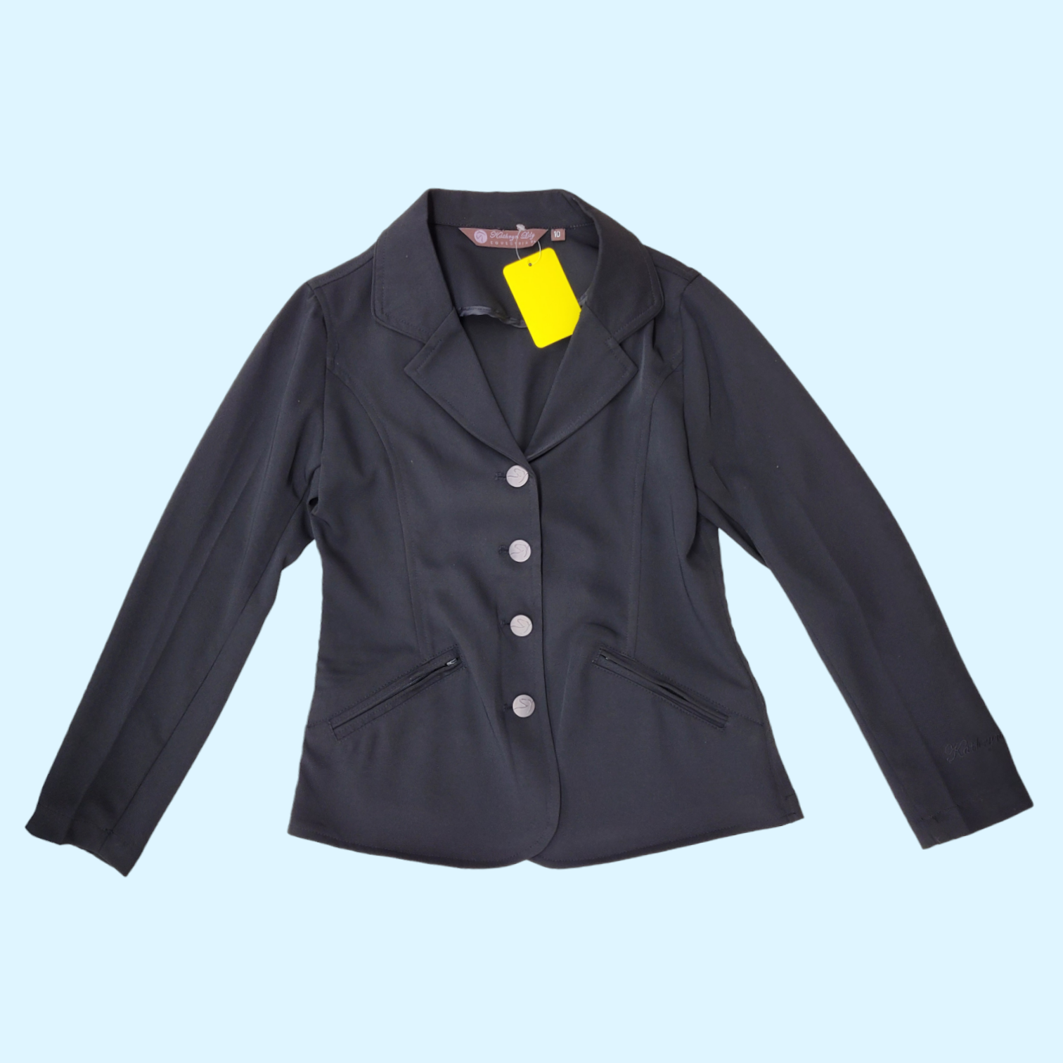 Kathryn Lily Kids Show Coat in Black - CH10R