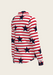  Navy Stars on Red Stripes Ladies Button Shirt - Equine Exchange Tack Shop