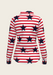  Navy Stars on Red Stripes Ladies Button Shirt - Equine Exchange Tack Shop