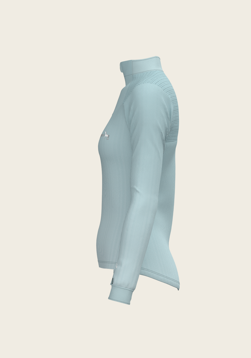 Stripes on Sky Blue Sport Sun Shirt - Equine Exchange Tack Shop