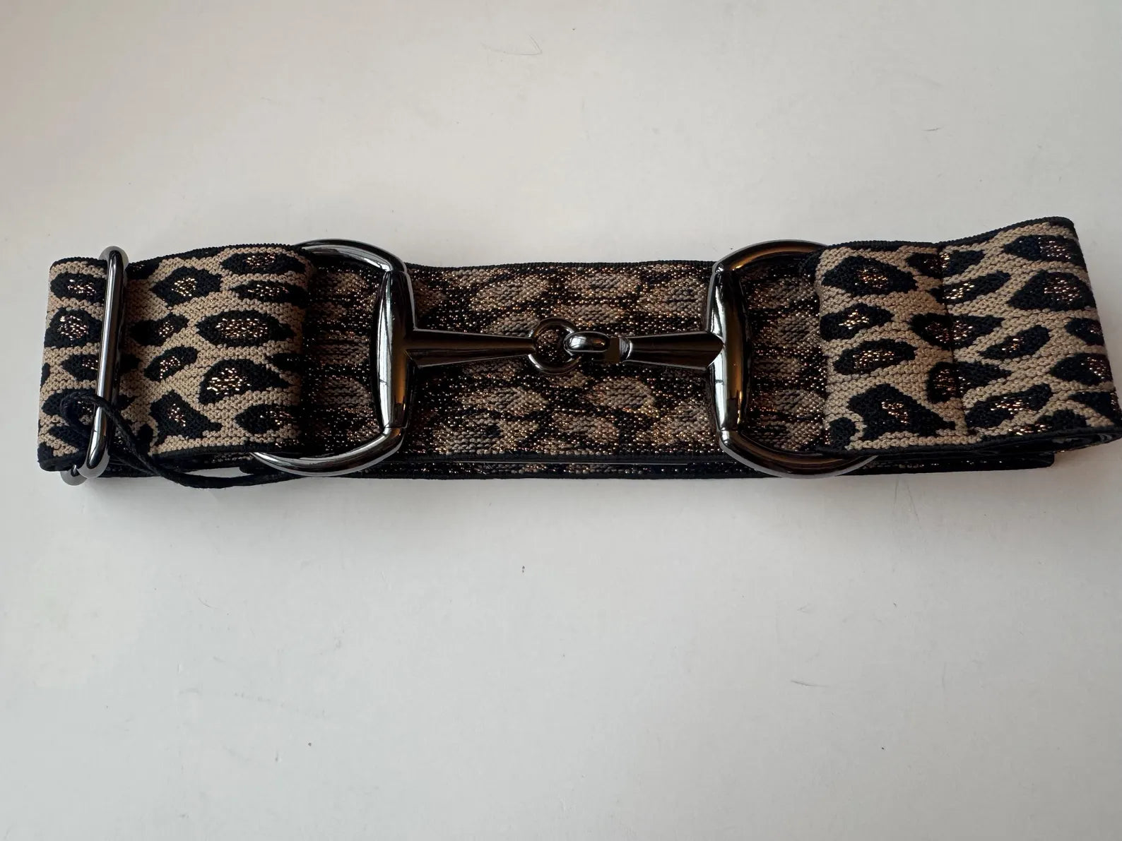Cavalla Stretch Belt w/Snaffle Bit Buckle