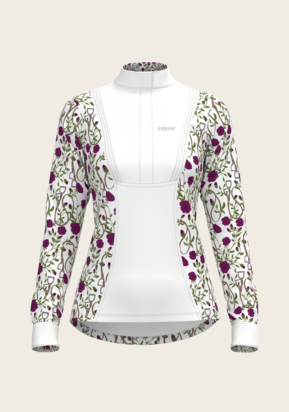 Berry Short Pleated Long Sleeve Show Shirt - Equine Exchange Tack Shop