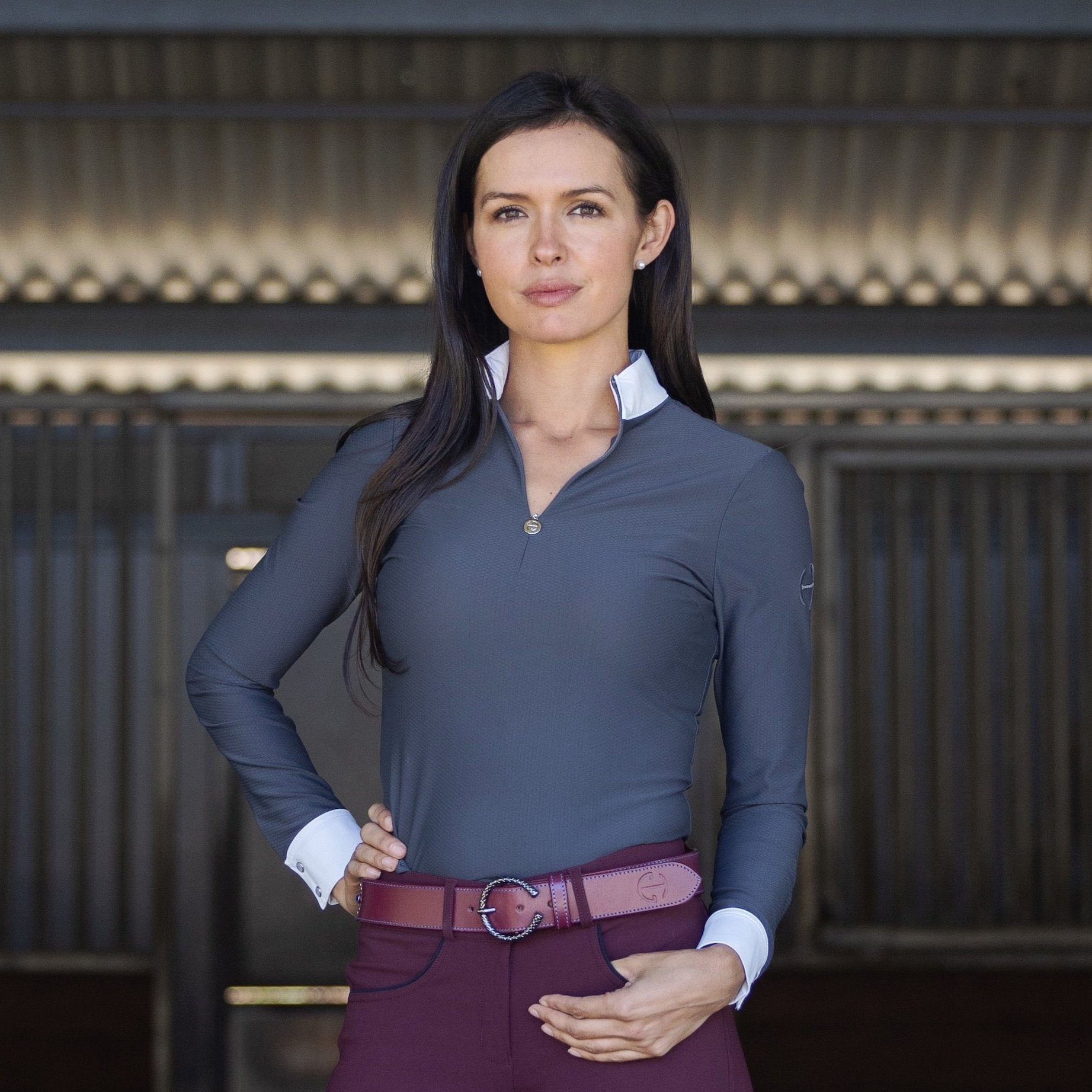 Devon - Long Sleeved Show Shirt - Equine Exchange Tack Shop
