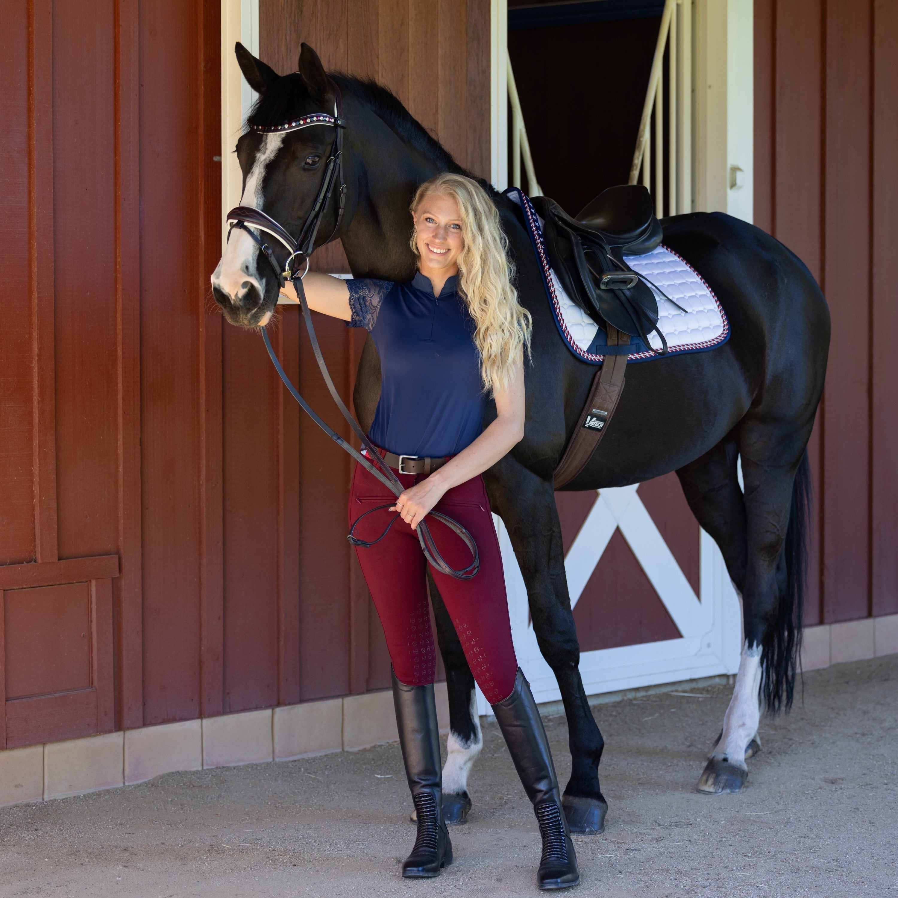 Kimberly Knee Patch Breeches - Equine Exchange Tack Shop
