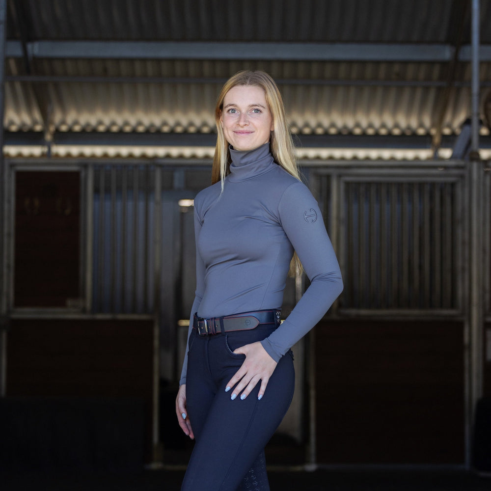 Jill - Long Sleeve Activewear Turtleneck - Equine Exchange Tack Shop