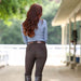 Evolution Full Seat Breeches - Mocha Brown - Equine Exchange Tack Shop