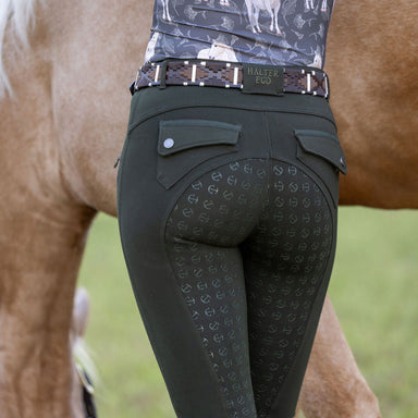 Kimberly Full Seat Breeches - Army Green - Equine Exchange Tack Shop