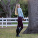 Kimberly Full Seat Breeches - Wine - Equine Exchange Tack Shop