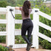 Evolution Full Seat Breeches - Black and Rose Gold - HIGH WAIST - Equine Exchange Tack Shop