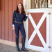 Megan Full Seat Breeches - Navy Sparkle - Equine Exchange Tack Shop