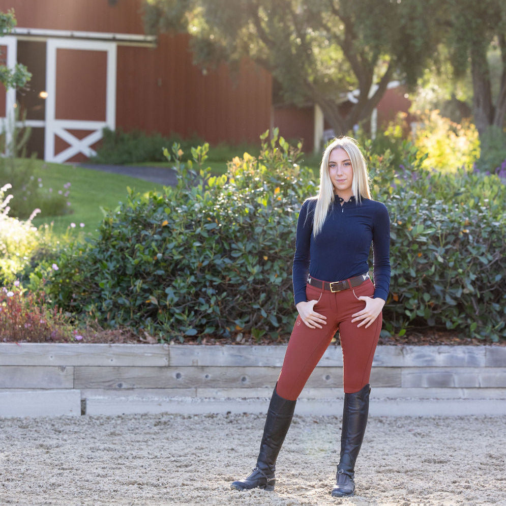 Julia Long Sleeve Riding Shirt - Equine Exchange Tack Shop