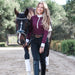 Elyse - Burgundy Long Sleeve Women's Riding Shirt - Equine Exchange Tack Shop
