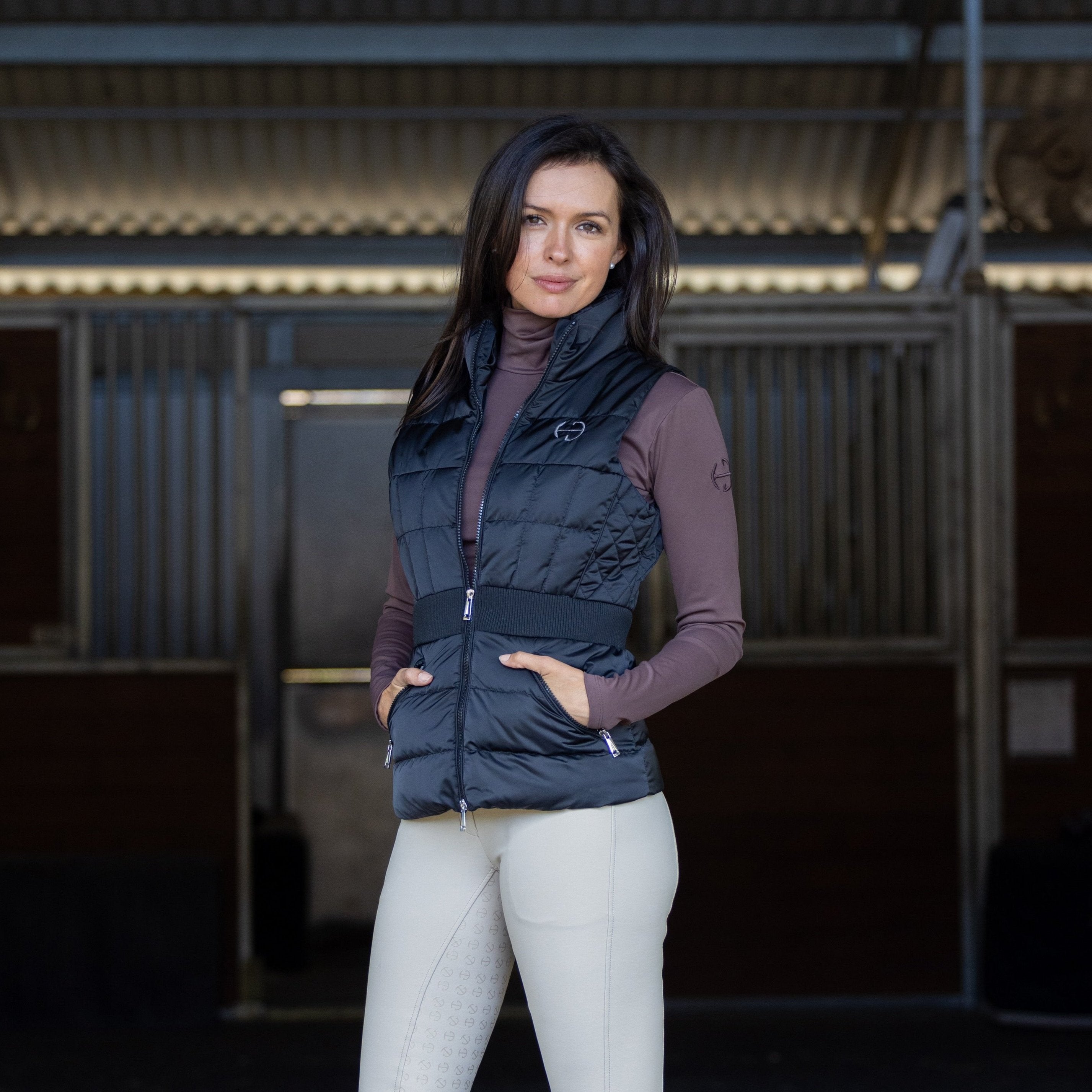 Jill - Long Sleeve Activewear Turtleneck - Equine Exchange Tack Shop
