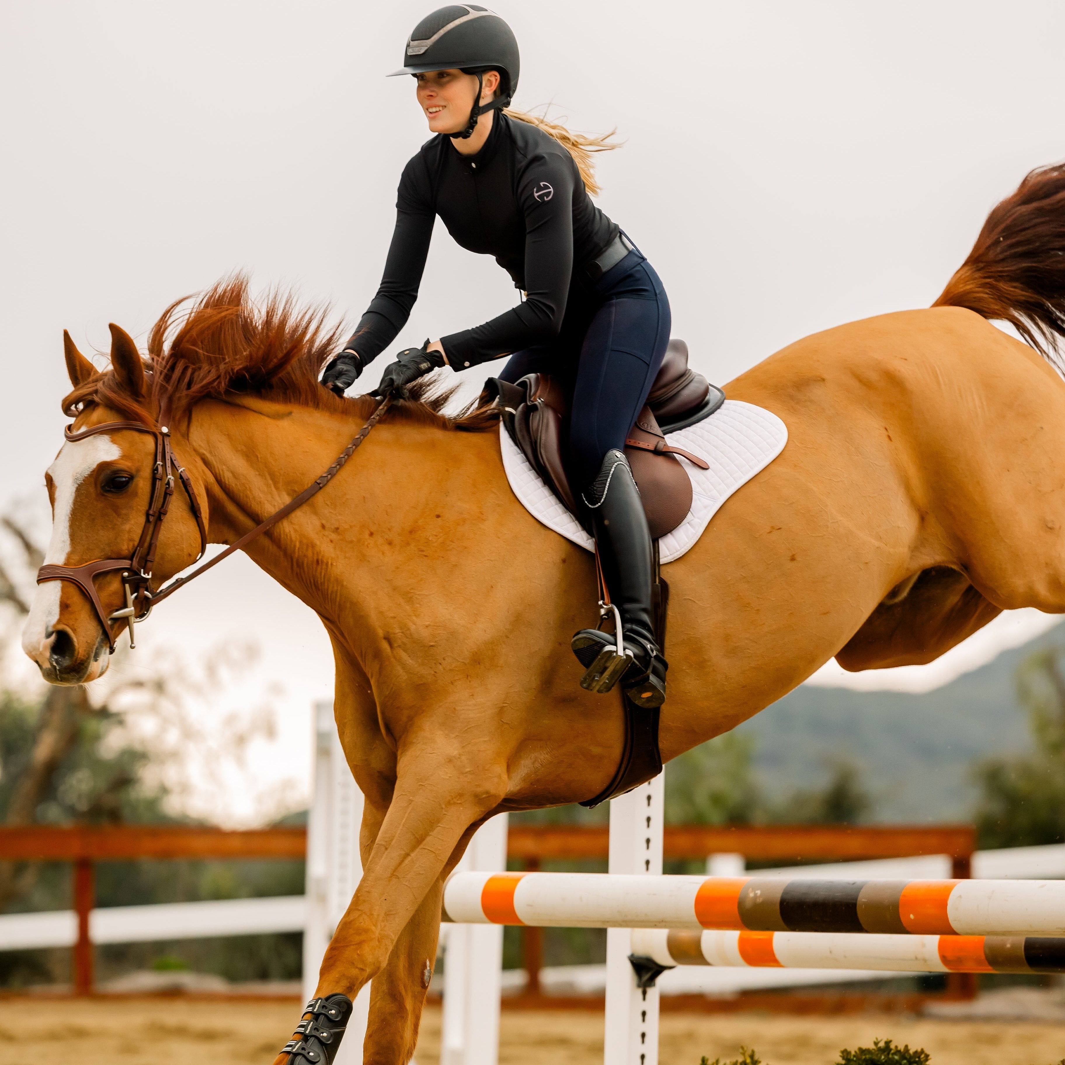 Nadia Long Sleeve Riding Shirt