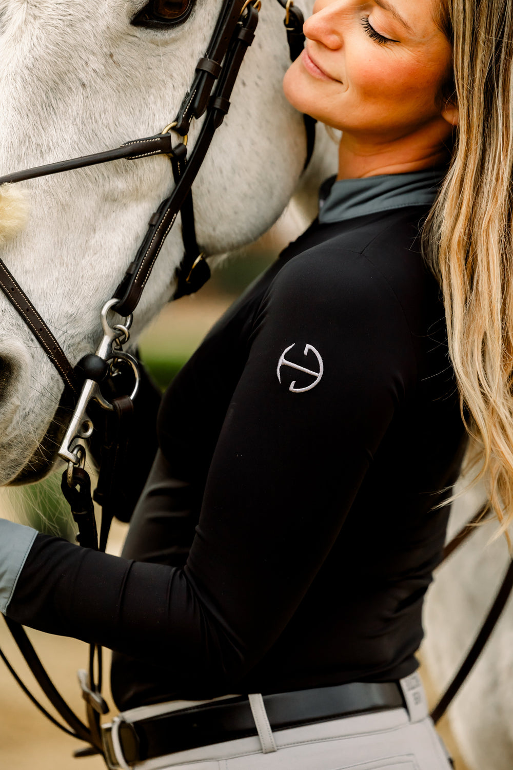 Roxana - Long Sleeve Riding Shirt - Equine Exchange Tack Shop