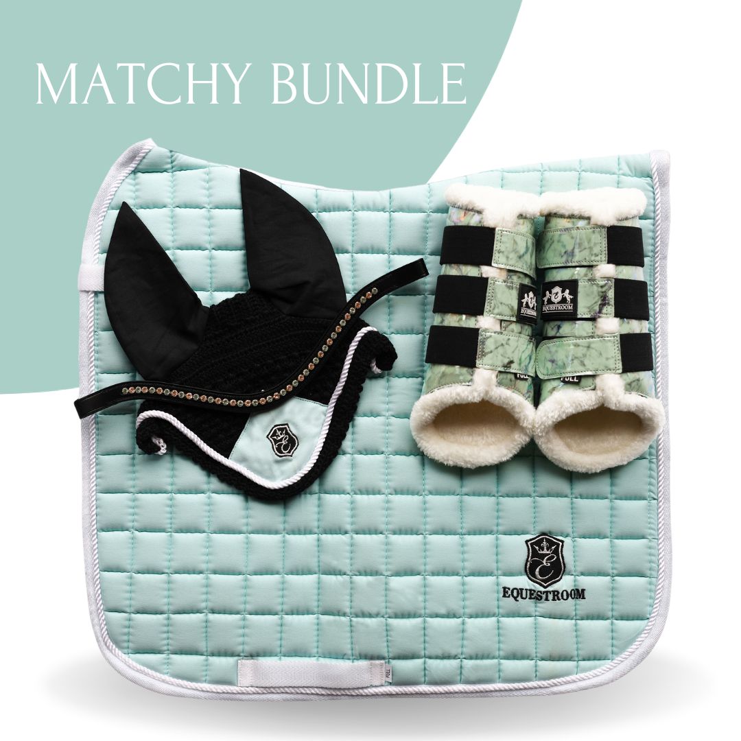 Mint Green Saddle Pad Set - Equine Exchange Tack Shop