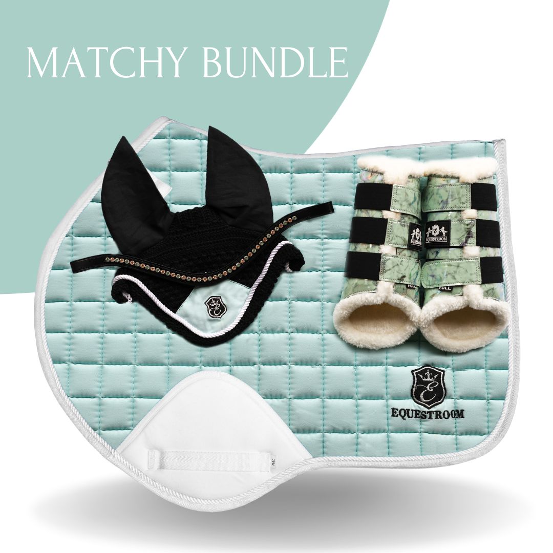 Mint Green Saddle Pad Set - Equine Exchange Tack Shop