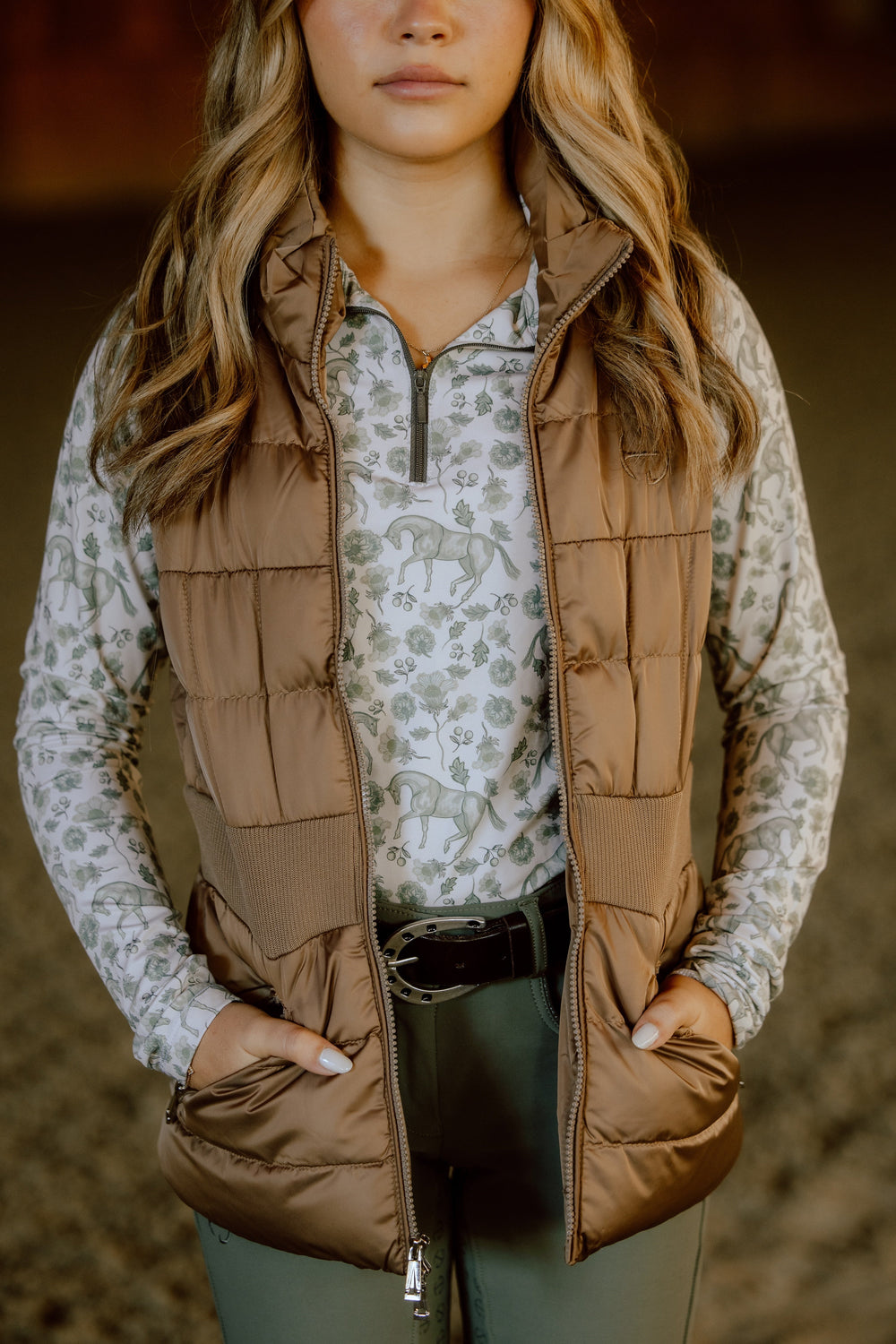 Maeve Quilted Puffer Vest - Equine Exchange Tack Shop