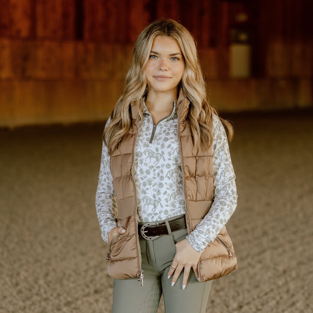 Maeve Quilted Puffer Vest - Equine Exchange Tack Shop