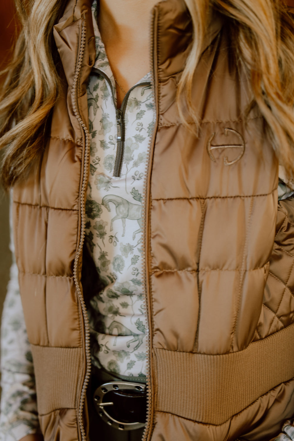 Maeve Quilted Puffer Vest - Equine Exchange Tack Shop