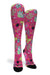 Magenta Florals Compression Socks - Equine Exchange Tack Shop