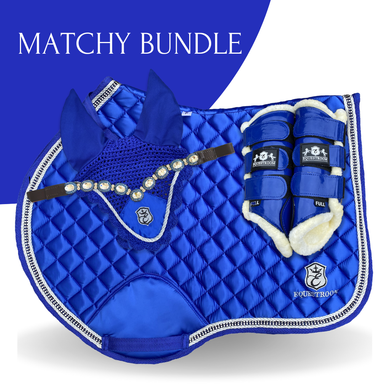 Majorelle Blue Saddle Pad Set - Equine Exchange Tack Shop