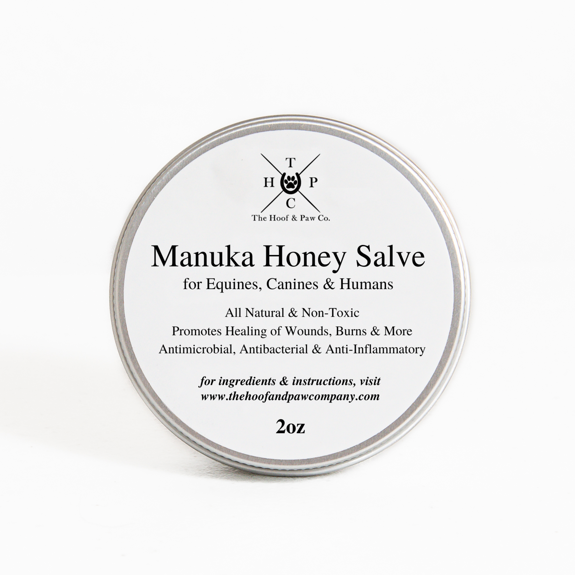 Manuka Honey Healing Salve with Herbal Infusion - For Dogs, Horses & Humans - Equine Exchange Tack Shop